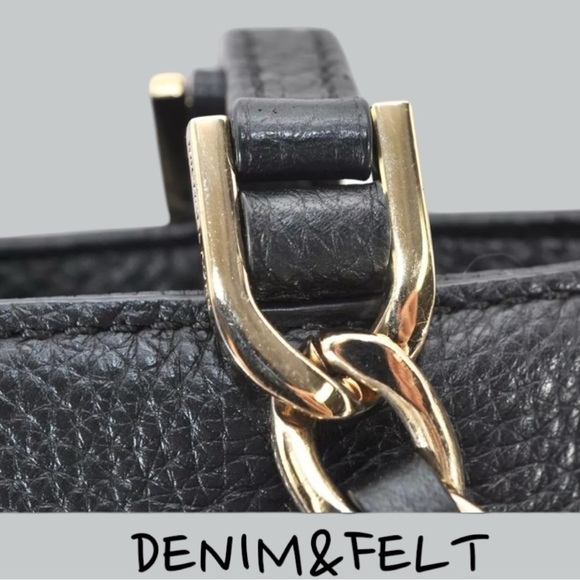 Michael Kors Harper Large East West Tote Black Leather Shoulder Bag | PRELOVED! - Picture 12 of 16